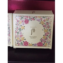 韩国专柜正品 后 宫中童颜润唇膏SPF10 口红唇膏 裸色 套盒送镜子