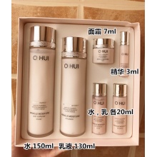 韩国正品OHUI欧蕙欧惠粉色奇迹保湿水乳套盒 滋润型 专柜版