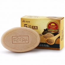 韩国进口正品 吴琼花 蜜栗皮 洗澡去灰皂 去泥皂 搓灰香皂100g