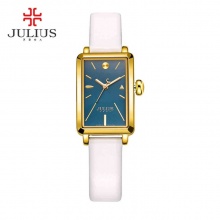 julius聚利时学生新品方形复古时尚小表防水石英手表女表JA-941